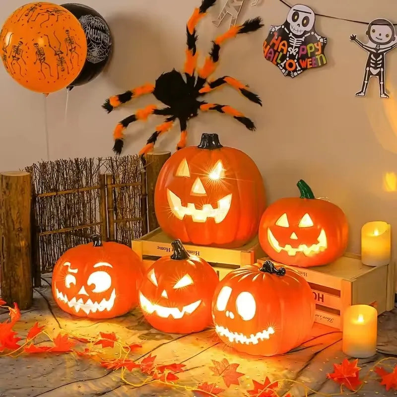 1Pc Decorative Pumpkin Halloween Props Lantern