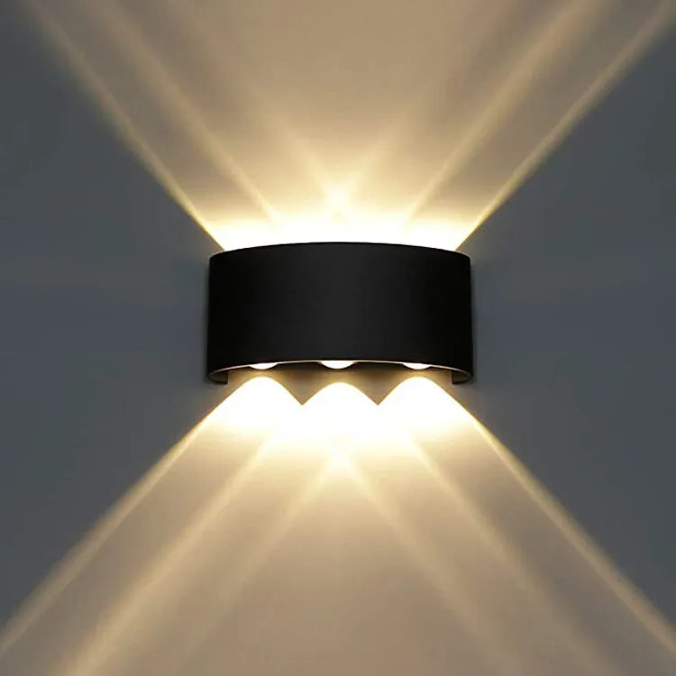 Modern LED Wall Lights White up down Indoor Outdoor Decor
