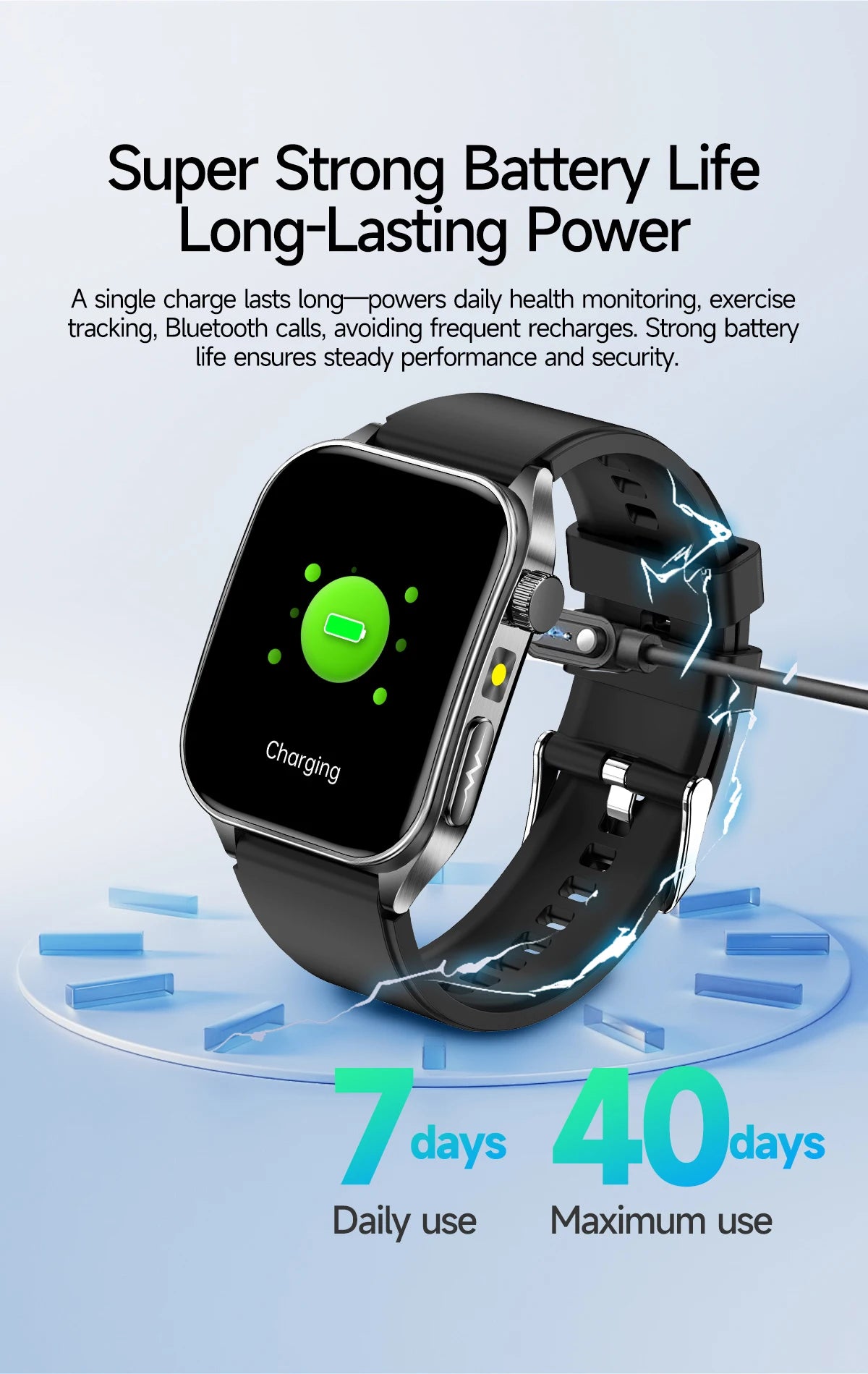 New Laser Treatment Three High Smart Watch Men ECG Heart Rate