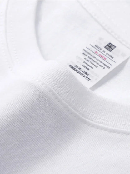 Bornladies Summer 100% Cotton Women's T-shirt Bottoming Tops