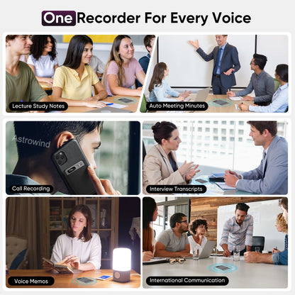 AI Voice Recorder 118 Languages ChatGPT-4  Transcribe