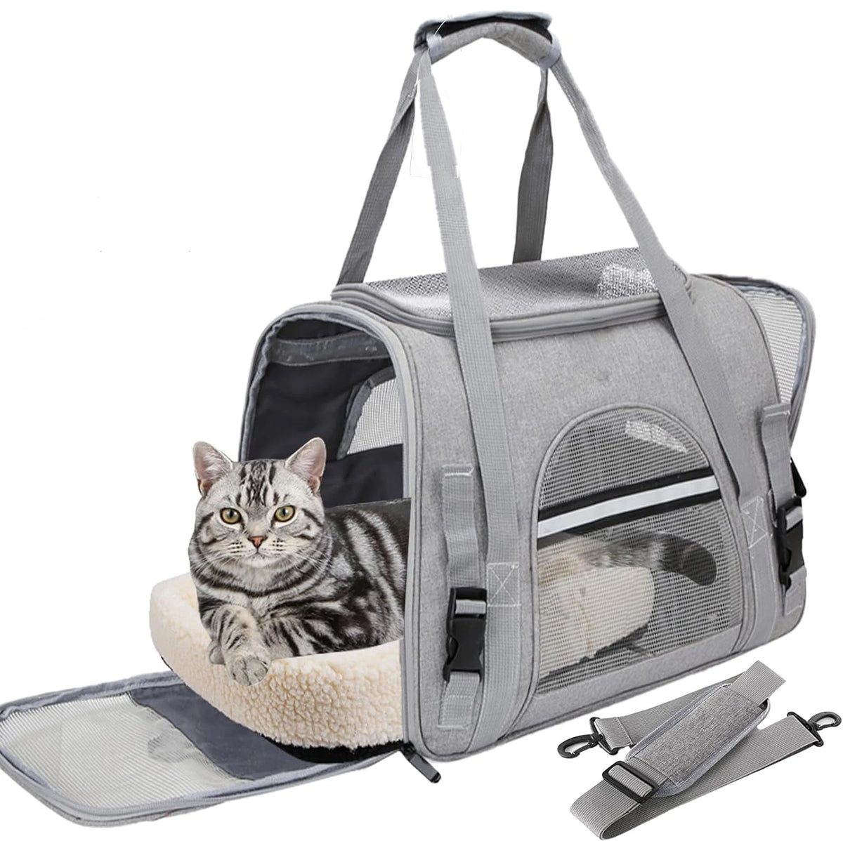 Pet Carrier Bag Airline Approved Up for Cats and Dog Carrier