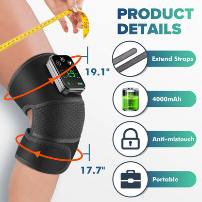 Rechargeable Knee Massager 3 Gear Vibration Massage