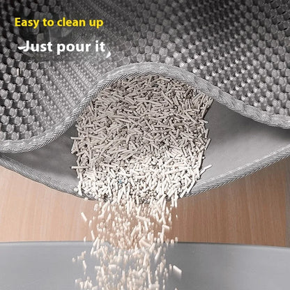Extra Large Cat Litter Mat Heavy Duty Waterproof 2 Layer