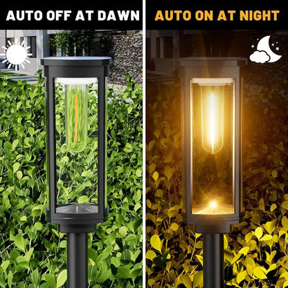 Retro Solar Pathway Warm Lights Outdoor