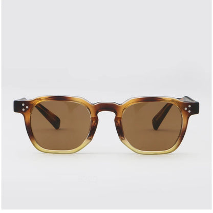 Retro Punk Polarized Lenses Men Sunglasses Square Trends