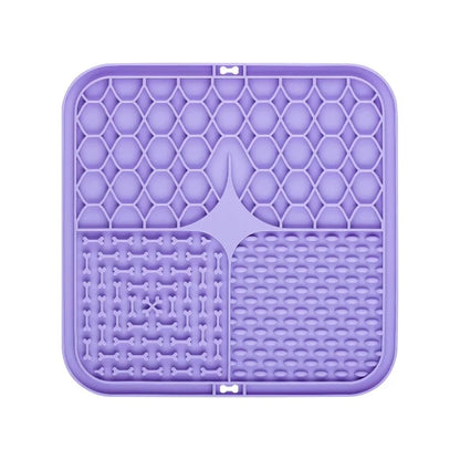 Pet Lick Silicone Mat Slow Feeder Dog Food Plate