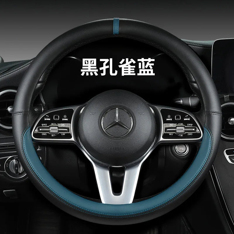 All-Nappa Leather Steering Wheel Cover Leather