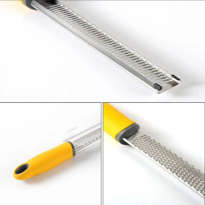 Stainless Steel Cheese Grater & Lemon Zester with Protect Cover