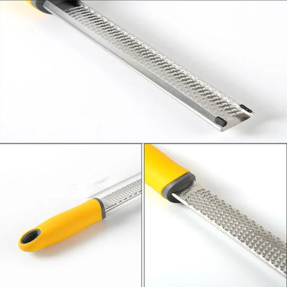 Stainless Steel Cheese Grater & Lemon Zester with Protect Cover
