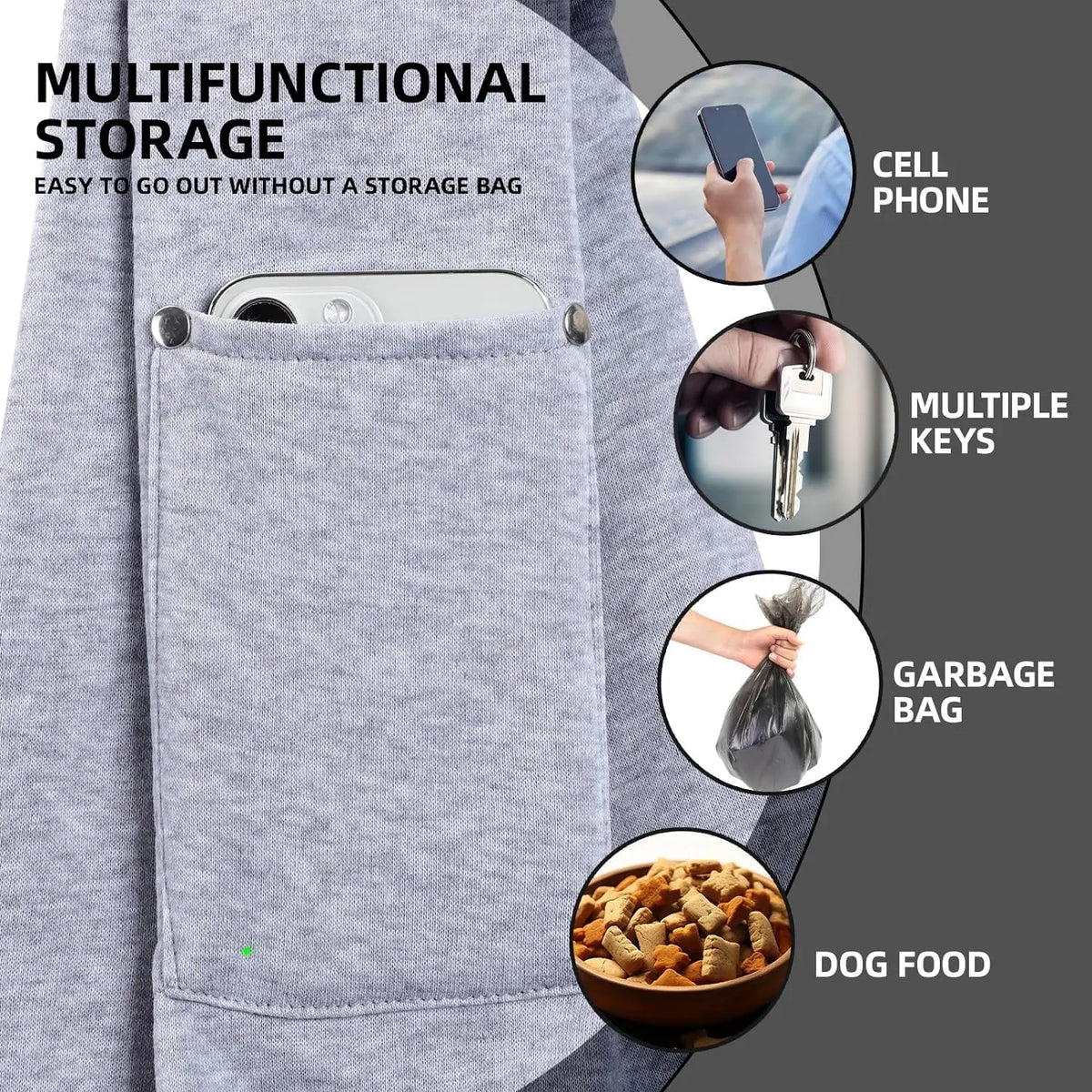 Cotton Comfortable Dog Bag Pet Out Crossbody Shoulder Bag Outdoor