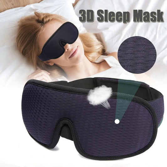 3D Sleep Mask Blindfold Sleeping Aid Eyepatch Eye Cover Sleep Patches