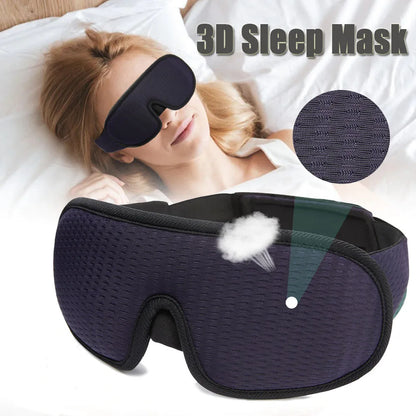 3D Sleep Mask Blindfold Sleeping Aid Eyepatch Eye Cover Sleep