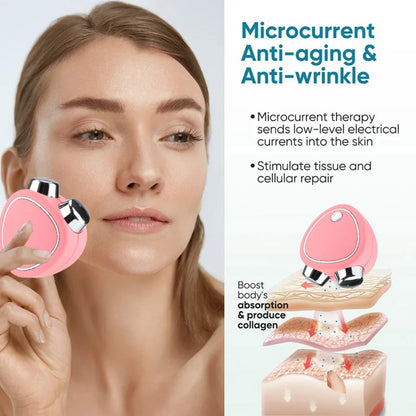 EMS Face Lifting Device Facial Microcurrent Roller Massage