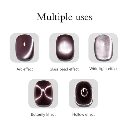 3-In-1 Aperture Shape Cat Eye Nail Art Magnet Tool