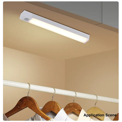 Motion Sensor Wireless LED Night Light USB Rechargeable Long Strip