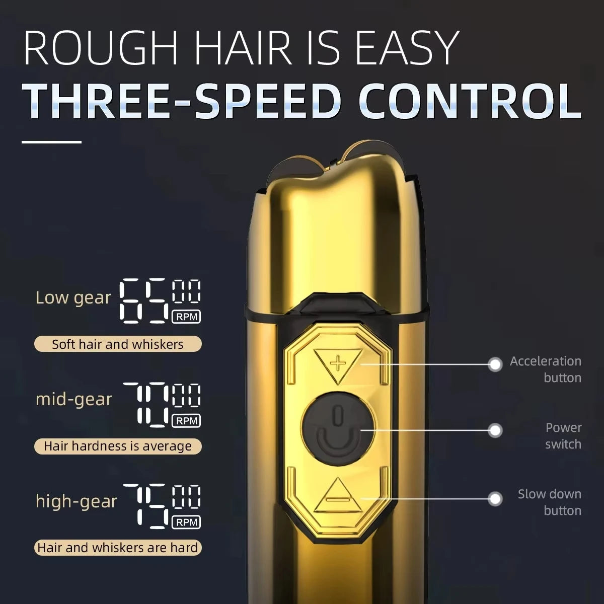 Kemei KM-TX10 USB Charging Electric Shaver For Men