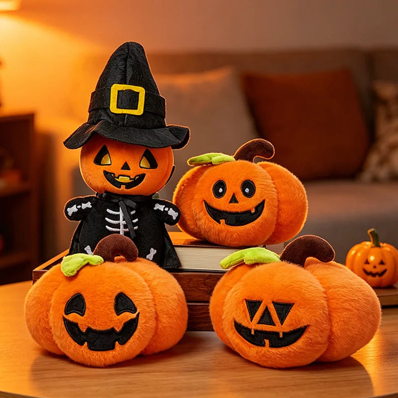 Halloween Festival Doll Pumpkin Skeleton