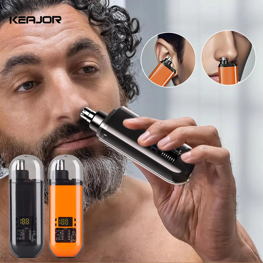 Nose Hair Trimmer Rechargeable Electric Nose Hair Remover