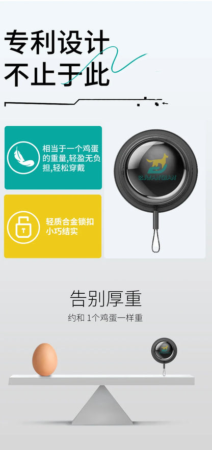 Automatic retractable dog leash with chest and back strap