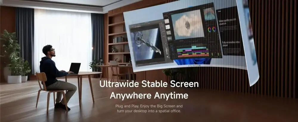 INAIR 2 PRO AI Smart AR Glasses | Reality/Virtual Switch