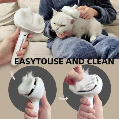 Pet Spray Grooming Comb Steamy Floating Hair Removal