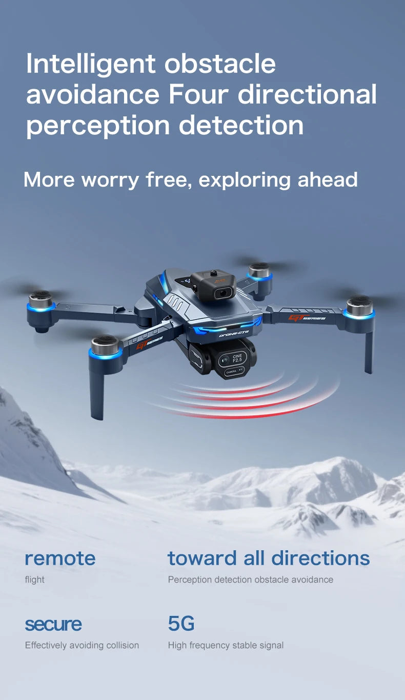 New GT8 Drone GPS 8K Professional HD 360° Dual Cameras
