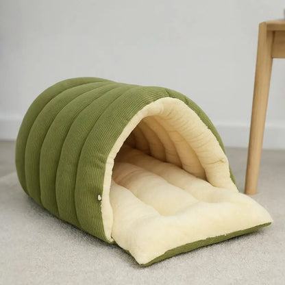 Pet House with Non-slip Base Washable Pet Bed