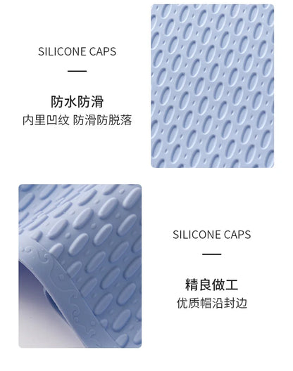 Silicone Swimming Caps Large Size Long Hair Ear Protection