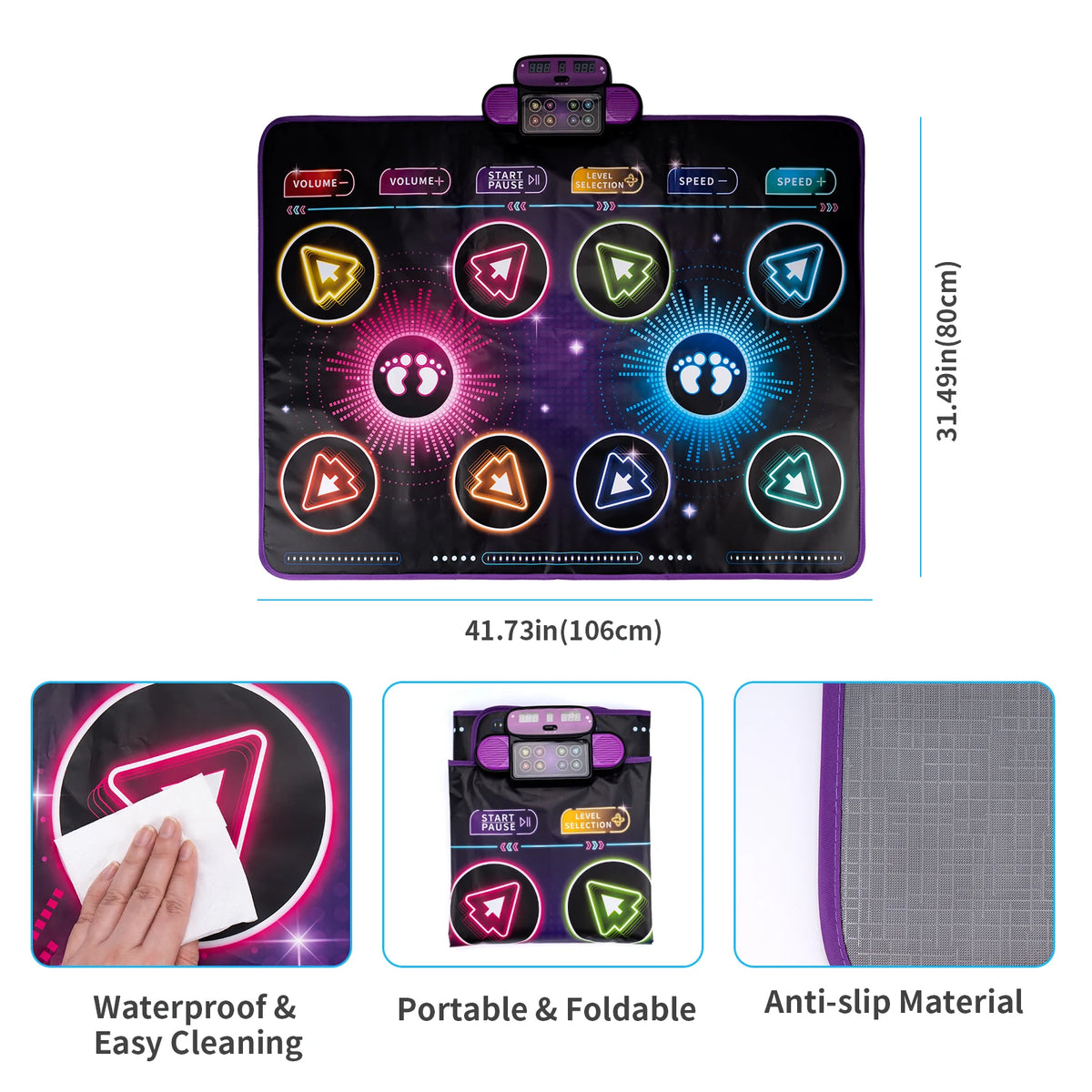 Dancing Blanket Kids Electronic Dance Mat Double Players