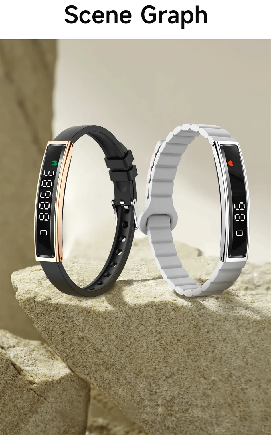 New Fashion Women Smart Bracelet Sport Mode Fitness