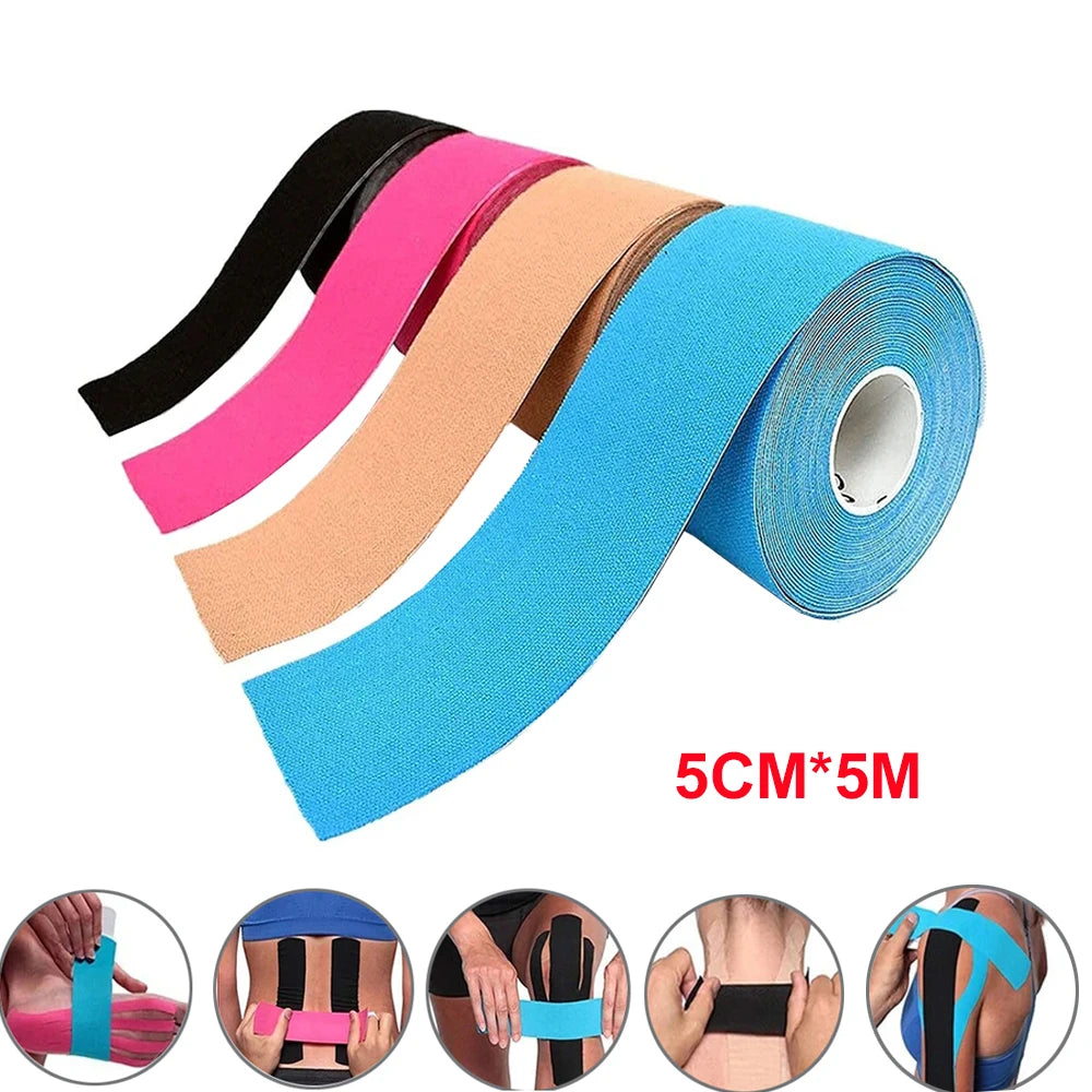 Sport Kinesiology Tape Athletic Elastic Kneepad
