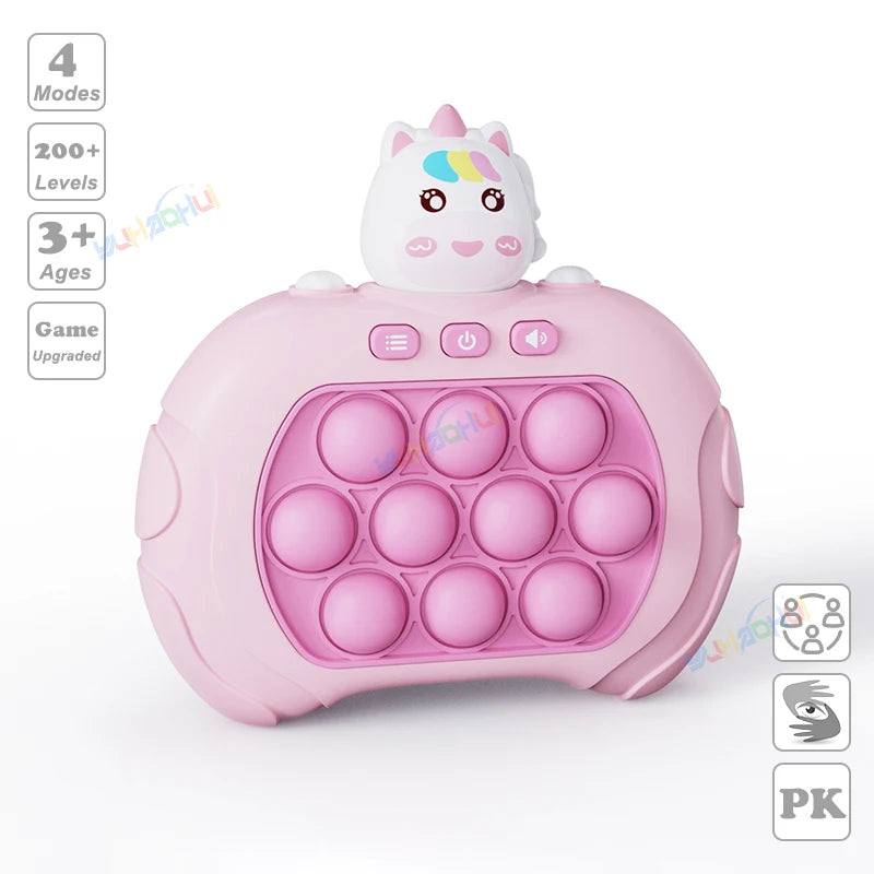 Electronic Pop Light Up Game Handle Toys for Children