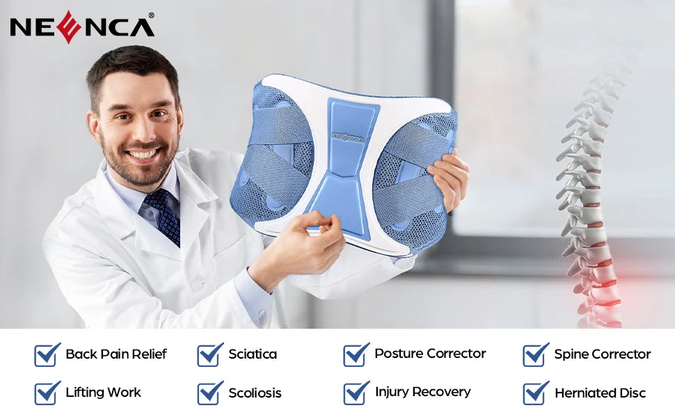 Back Support Brace Adjustable Lumbar Support Belt