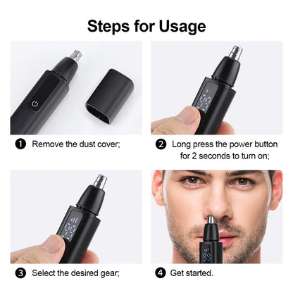 Electric Nose Hair Clipper Rechargeable Professional Trimmer
