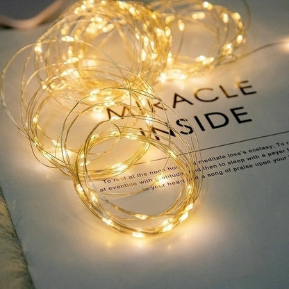 LED Copper Wire water proof Fairy Lights Battery Powered String Lights