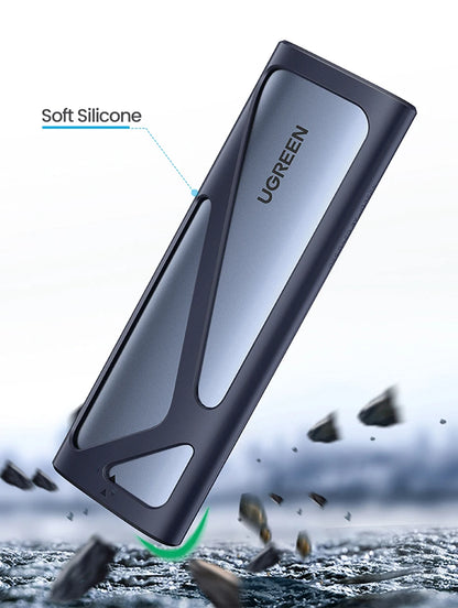 UGREEN M2 SSD Case NVME SATA Dual Protocol M.2 to USB Type C