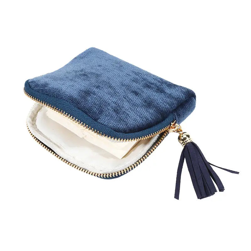 Exquisite Jewelry Storage Bag With Tassel Pendant