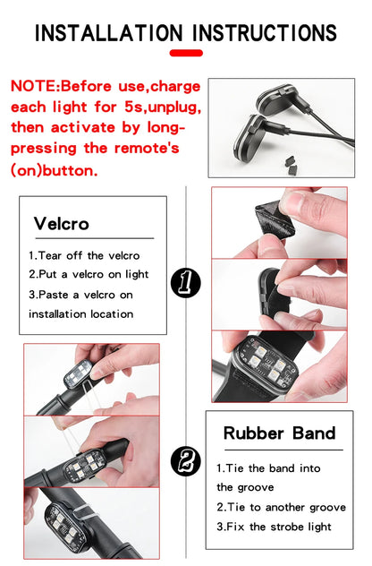 Wireless Light Aircraft Airplane Helicopter Warning Lights