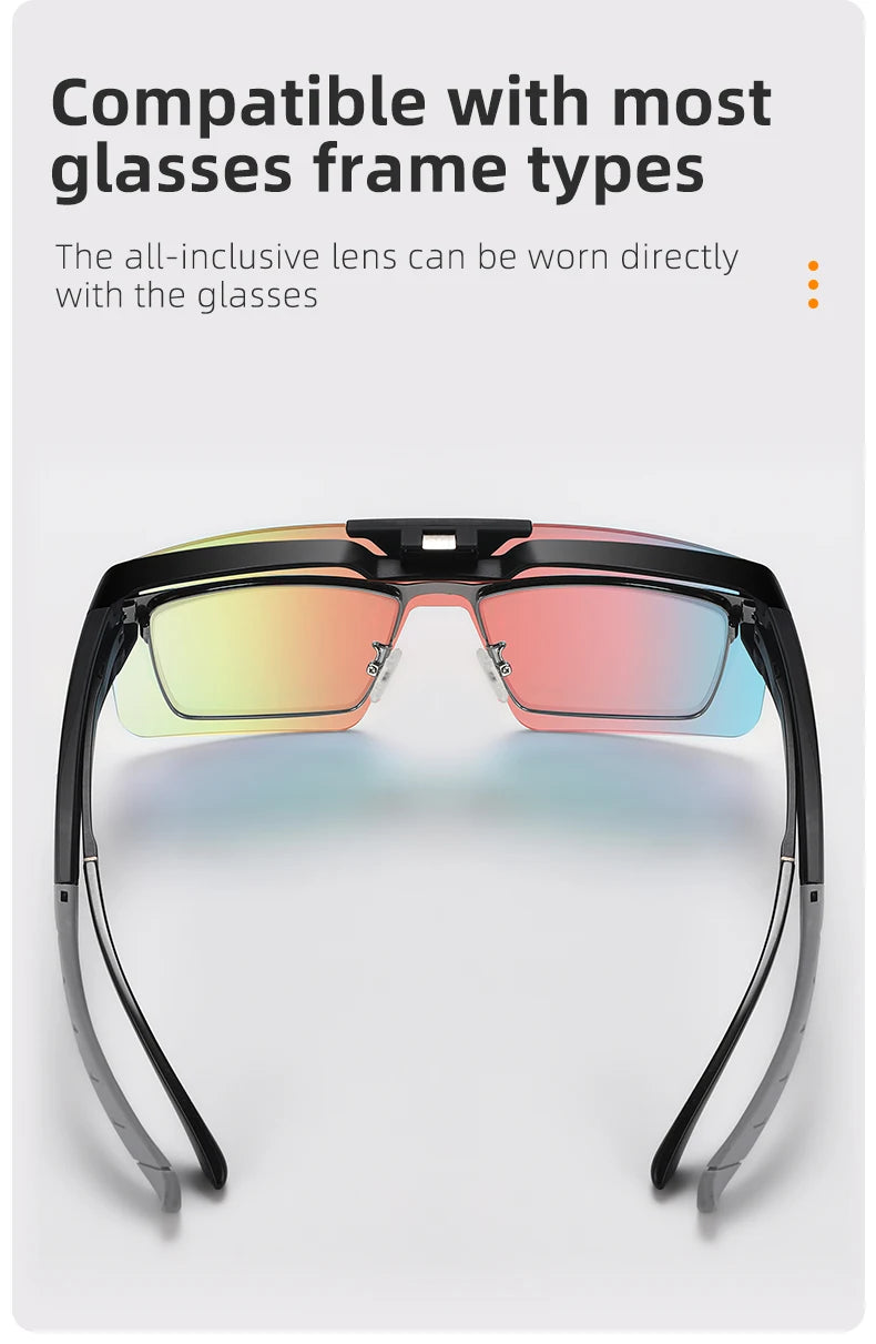Photochromic Glasses Flip Design Polarized Sunglasses