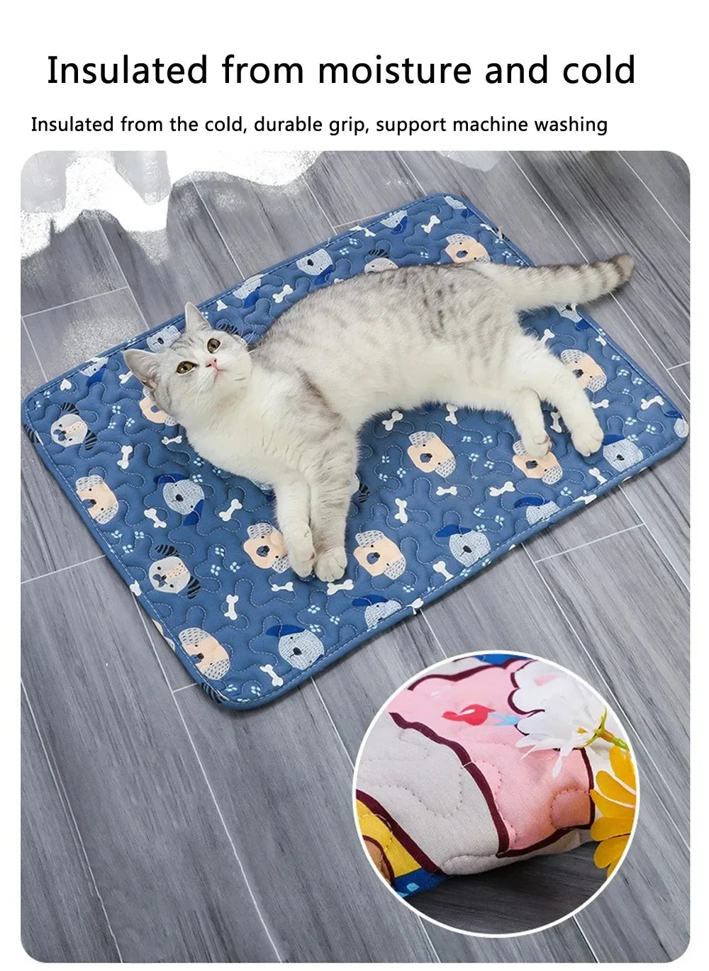 Summer Mat Pet Cooling Ice Blanket Mat Skin Friendly