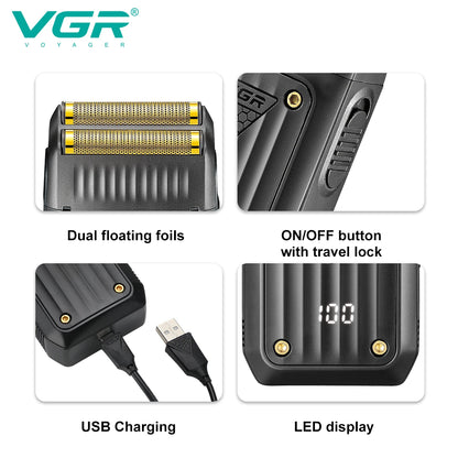 VGR Razor Professional Shaver Electric Beard Trimmer V-363