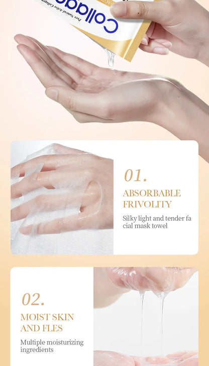 Collagen Anti Wrinkle Facial Mask Anti Aging Fade Fine Lines