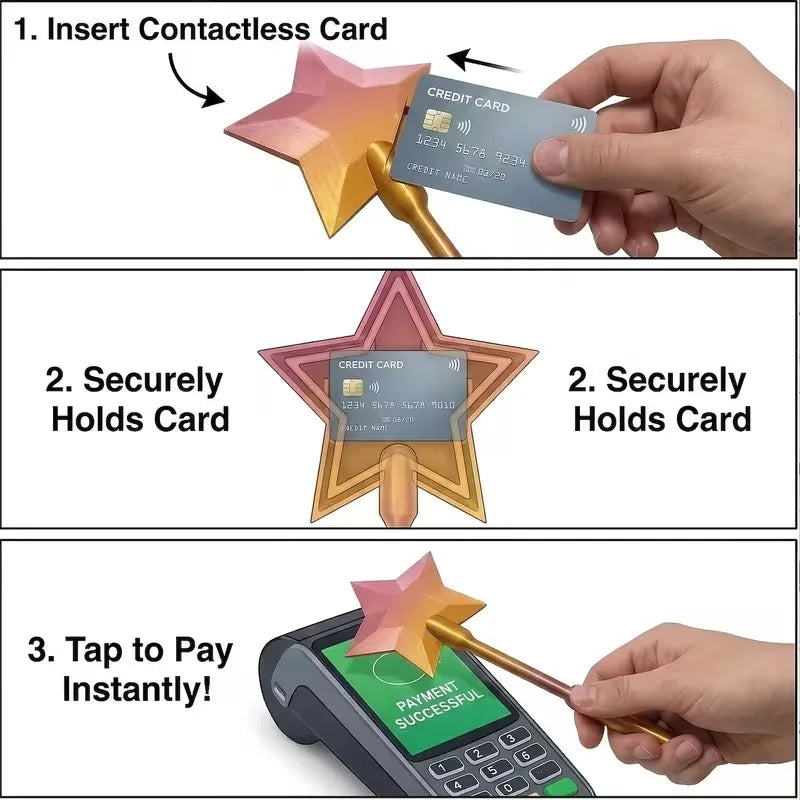 3D Printed Credit Card Wand Tap to Pay Debit Card Wand