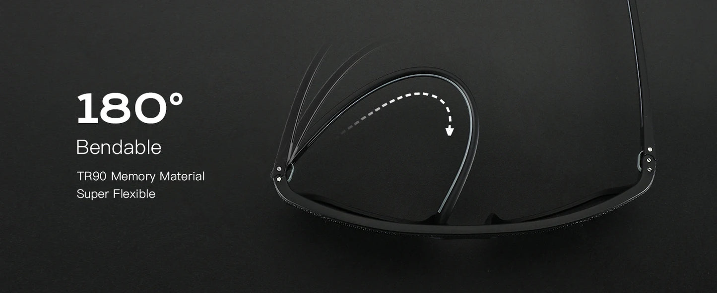 Polarized Sunglasses for Men Lightweight TR90 Frame