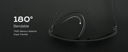 Polarized Sunglasses for Men Lightweight TR90 Frame