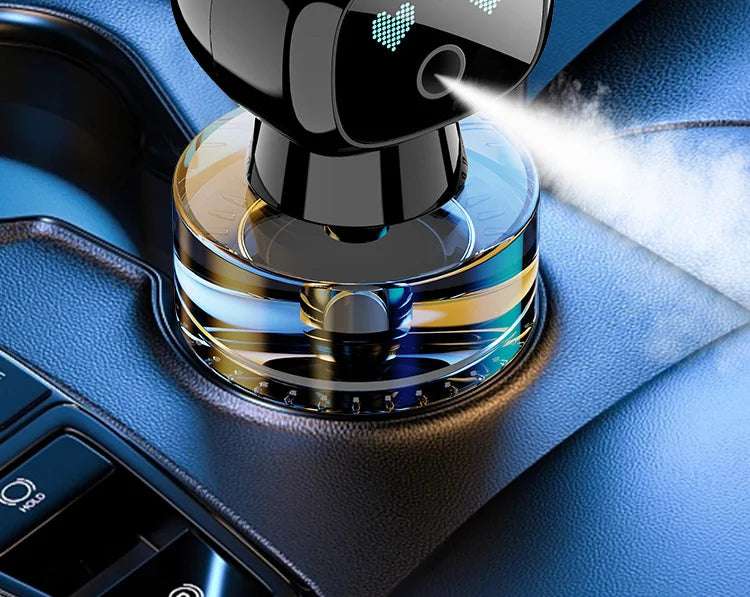 Smart Car Air Freshener AI Rechargeable Car Aroma Diffuser
