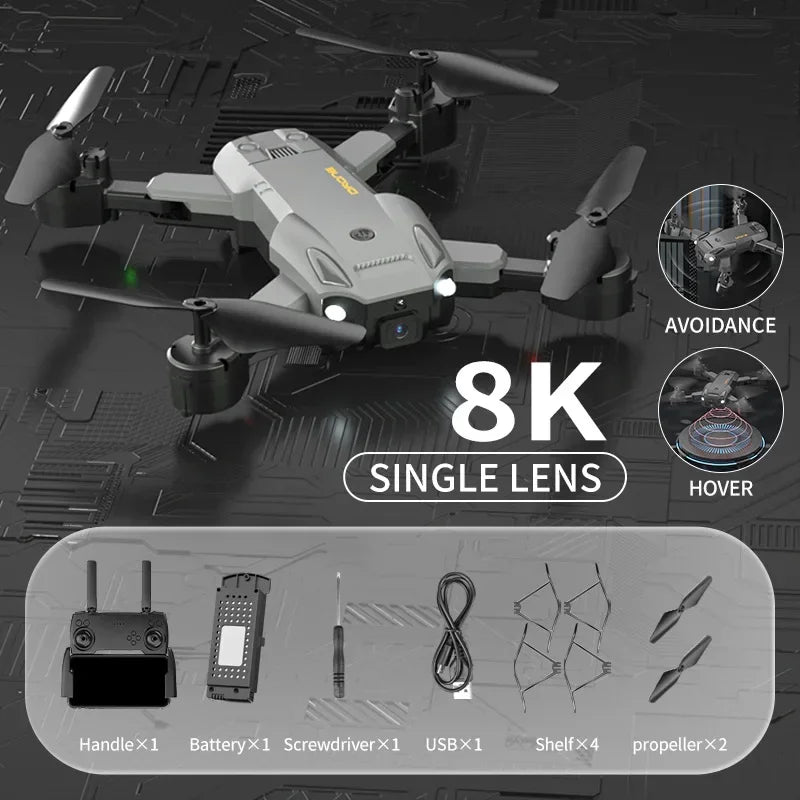 New Q6 5G WIFI 8k Drone HD Dual Camera FPV RC Drone