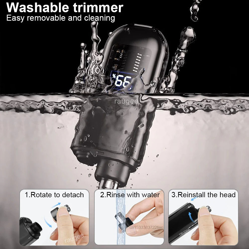 Nose Hair Trimmer Rechargeable Electric Nose Hair Remover