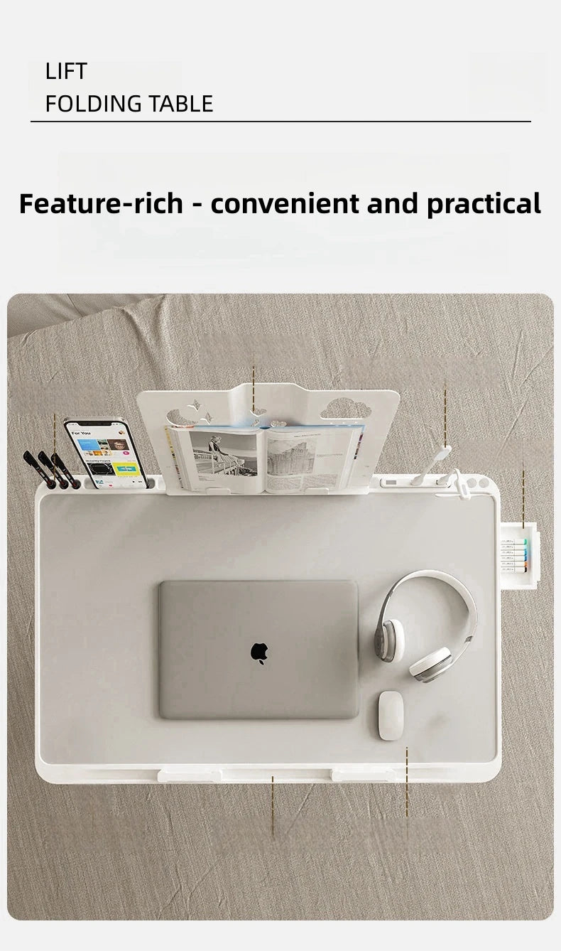 Adjustable Laptop Bed Tray Table Portable Standing Desk